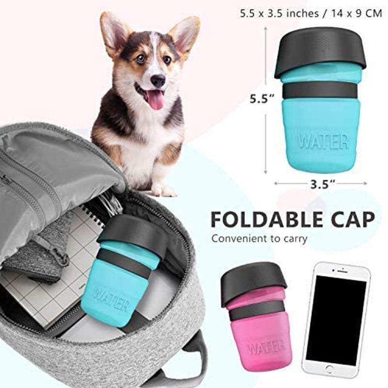 Two-in-One Portable Pet Water Bottle