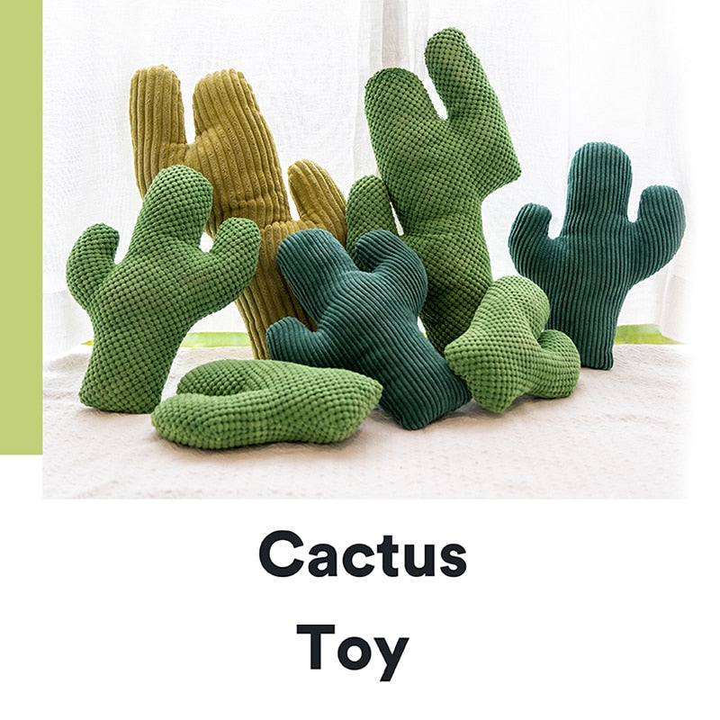Cactus Catnip Plush Cat Toy