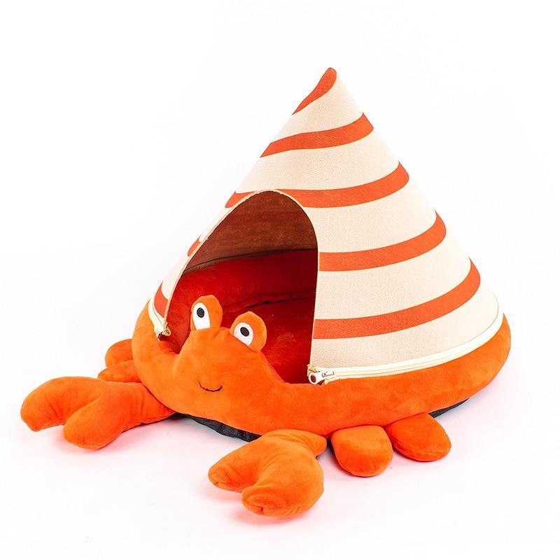 Sea Creature Covered Cat Bed