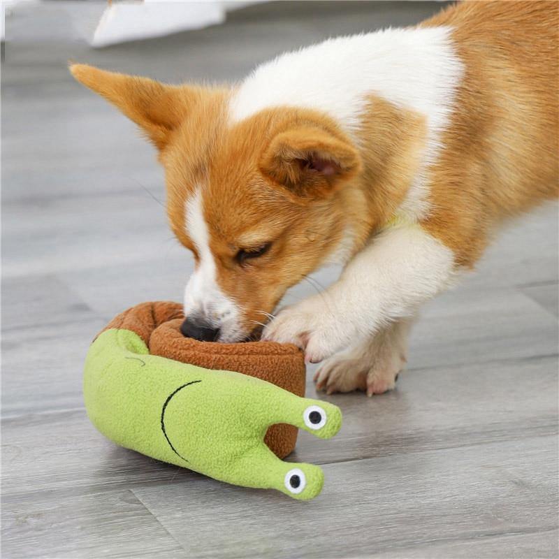 Snail Dog Snuffle Puzzle Toy
