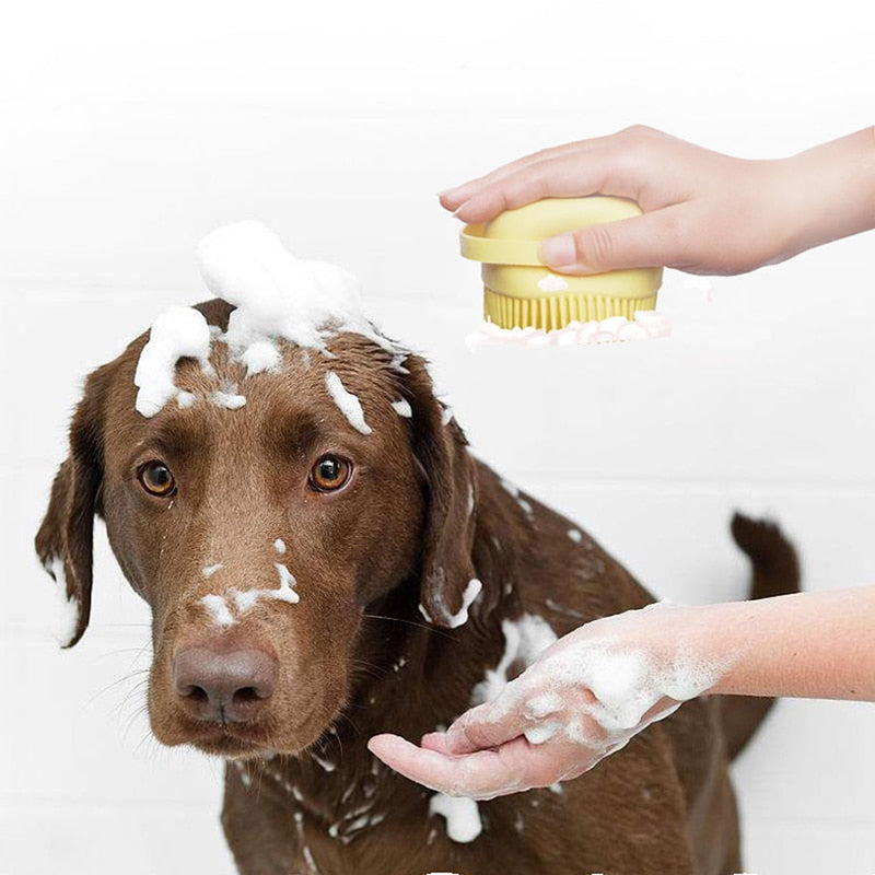 Silicone Pet Bath Massage Glove