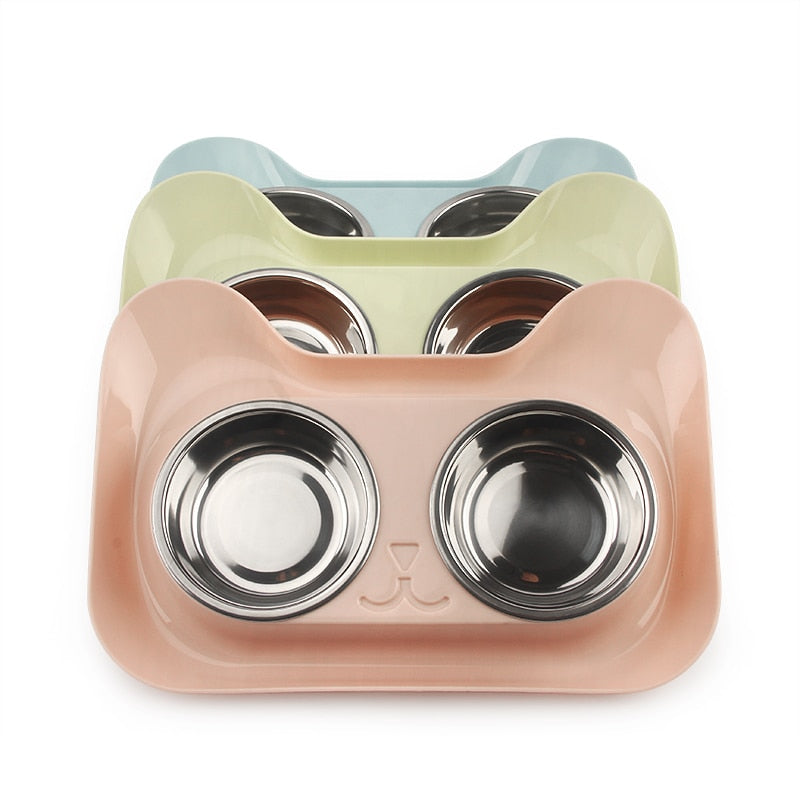 Elevated Double Pet Food Bowl