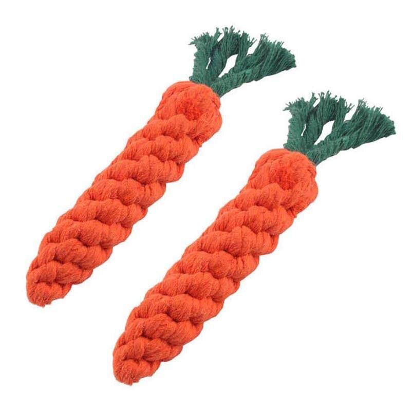 Carrot Rope Dog Chew Toy