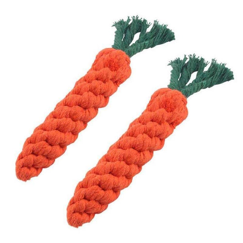 Carrot Rope Dog Chew Toy
