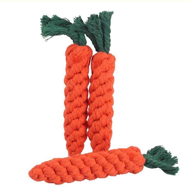 Carrot Rope Dog Chew Toy