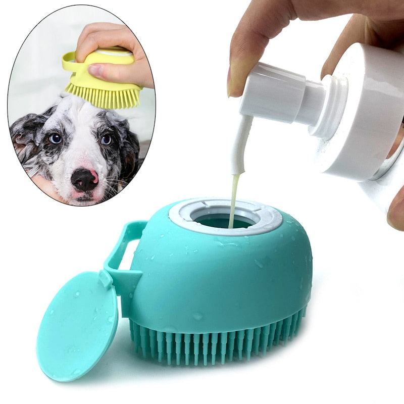 Silicone Pet Bath Massage Glove