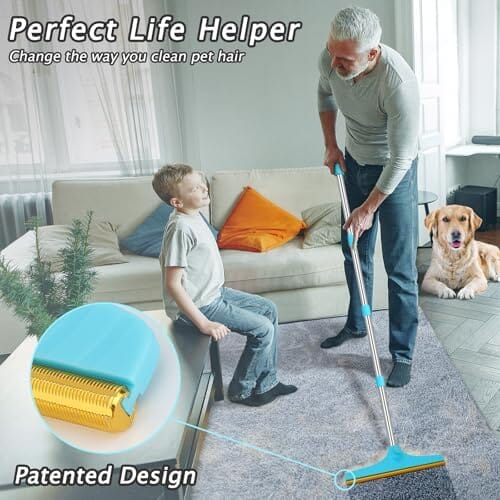 Reusable Carpet Pet Hair Rake