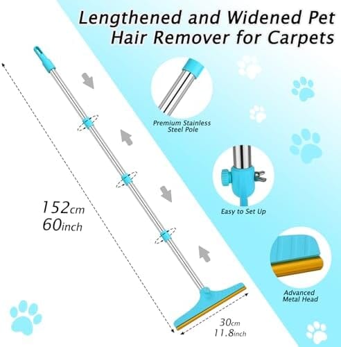 Reusable Carpet Pet Hair Rake