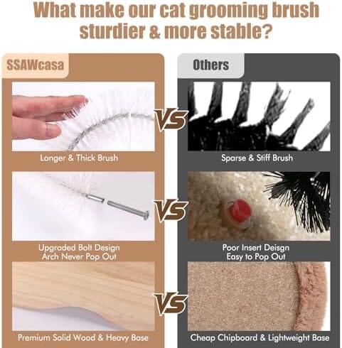 Cat Grooming Arch with Ball Track