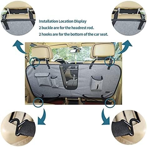 Adjustable Mesh Dog Car Barrier