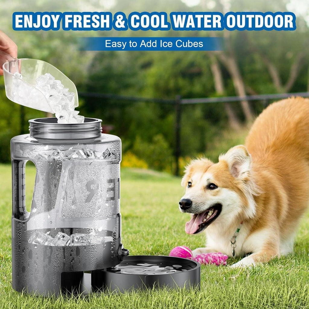 Large Pet Travel Water Bottle Bowl