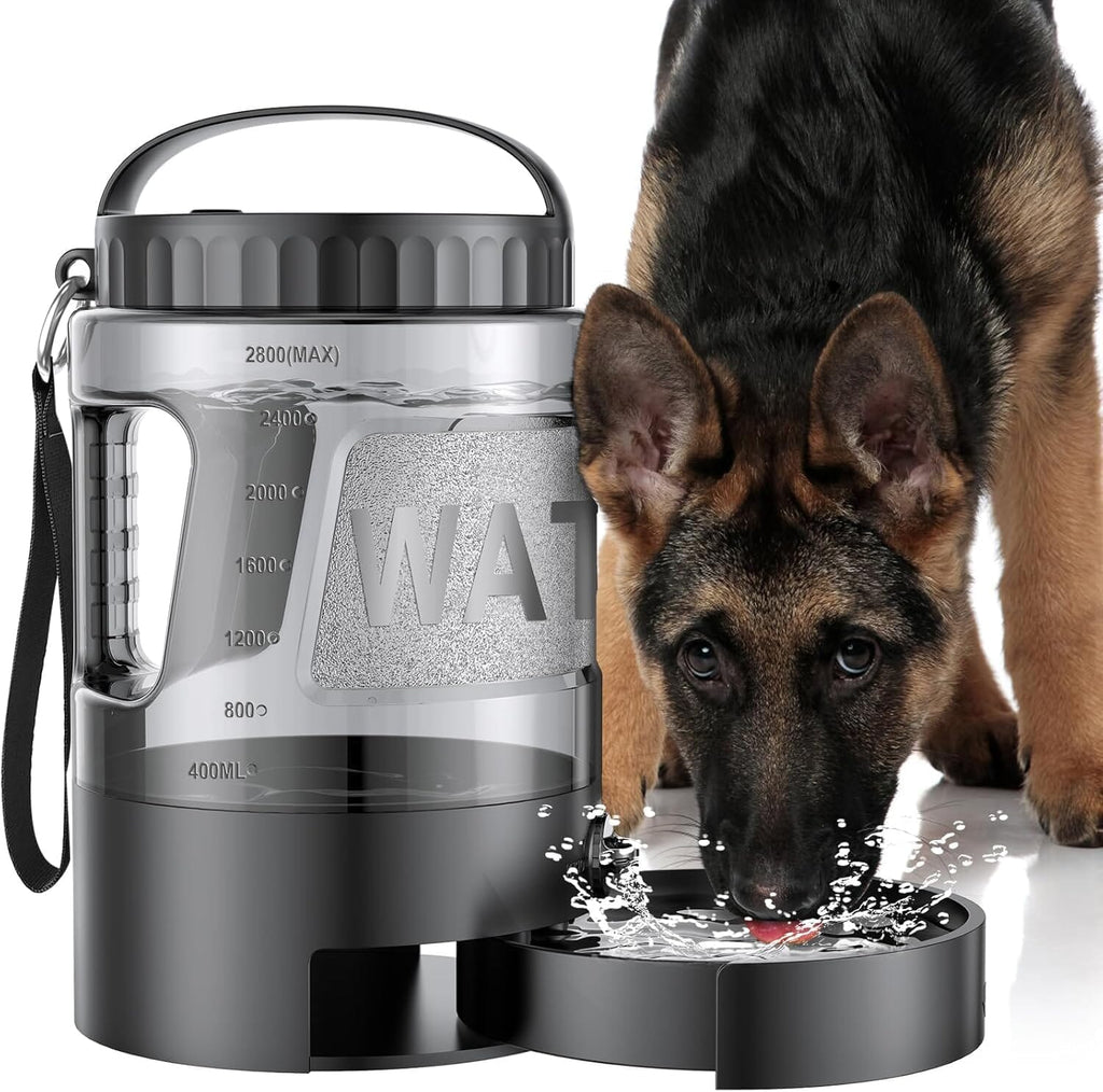 Large Pet Travel Water Bottle Bowl
