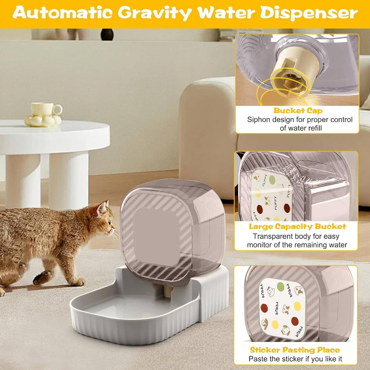 Gravity Pet Water Dispenser