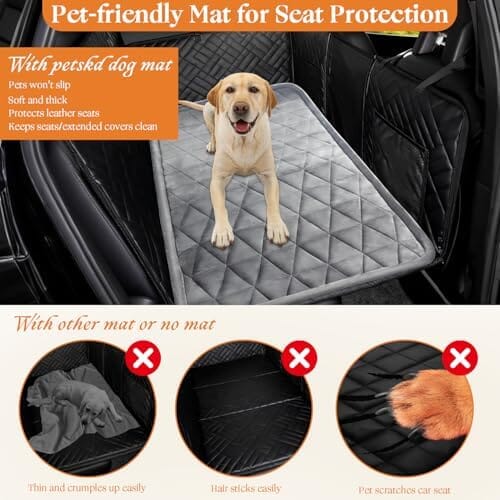 Back Seat Pet Travel Bed Cover