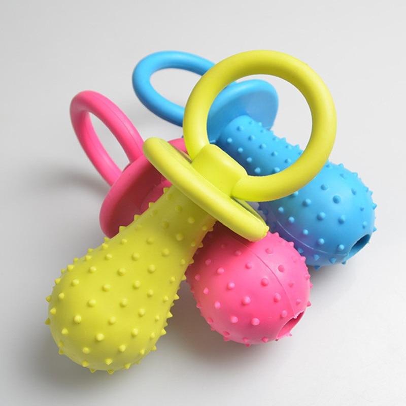 Pacifier-Shaped Dog Chew Toy