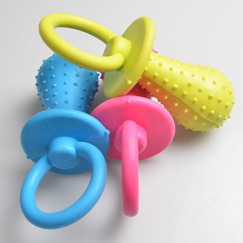 Pacifier-Shaped Dog Chew Toy