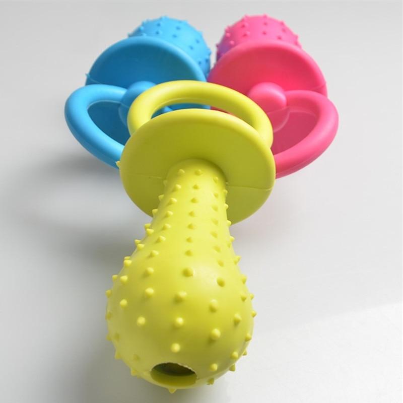 Pacifier-Shaped Dog Chew Toy