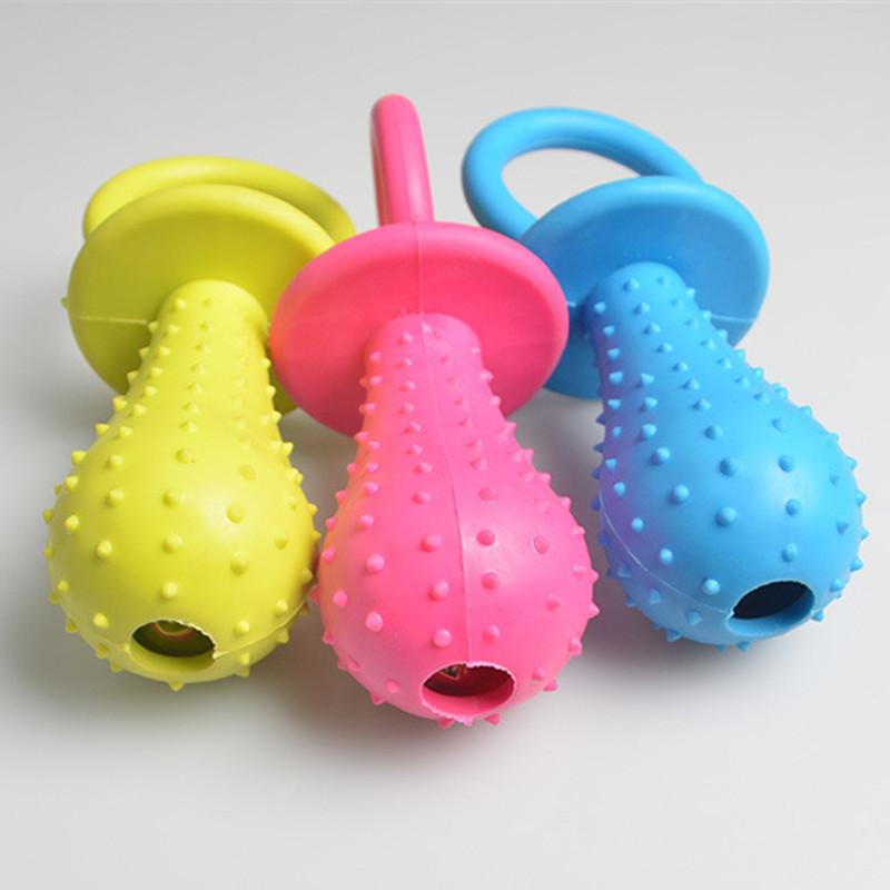 Pacifier-Shaped Dog Chew Toy